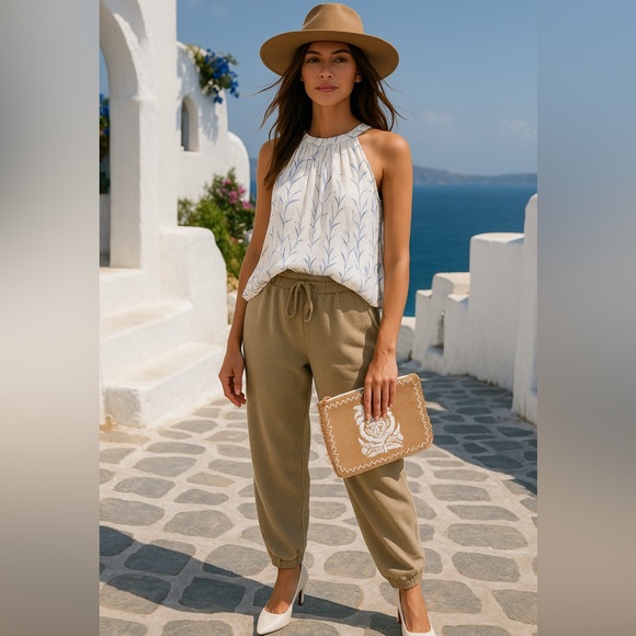 Elena Baldi silk top sleeveless top Made in a Italy - Picture 1 of 6